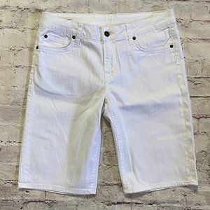 NEW Buffalo David Bitton White Bermuda Shorts Size 30